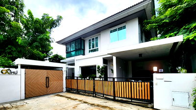 เช่าบ้านเดี่ยว โรงเรียนนวมินทราชินูทิศ สตรีวิทยา 2 : MHR68 พื้นที่จุใจ 100 ตร.ว.! เช่าบ้านเดี่ยวฮาบิเทีย เวนต์ ปัญญาอินทรา 5 นอน 3 น้ำ ใกล้ Fashion Island และทางด่วนจตุโชติ