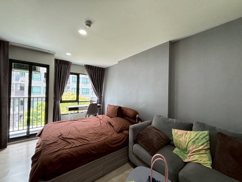 The Origin Sukhumvit 105 ห้องสตูดิโอ เฟอร์ครบ ใกล้ BTS แบริ่ง