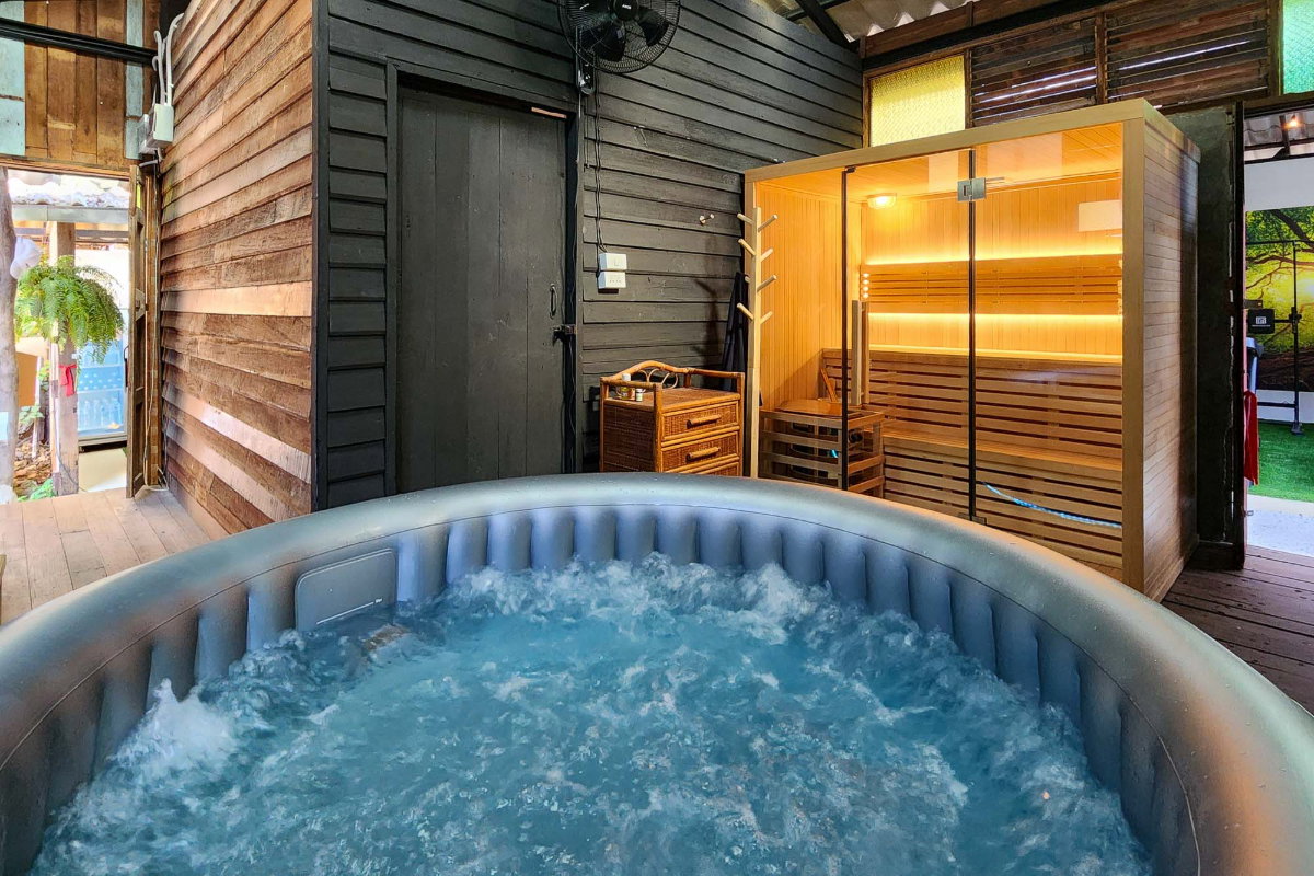 รูป เซ้ง เกสต์เฮาส์ ทำเลหลังมช. ใกล้โครงการบ้านข้างวัด พร้อมโซนสปา (Jacuzzi & Sauna) - รูปที่ 40/41