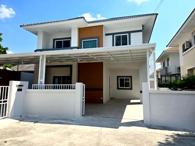 บ้านเดี่ยว โรงเรียนนานาชาติร่วมฤดี วิทยาเขตอนุบาล : บ้านเดี่ยวหลังใหญ่ ทำเลหลังมุมใน รีโนเวทใหม่ หมู่บ้าน แลนซีโอ รามอินทรา-นวมินทร์ ถ.เลียบคลอง เขตคลองสามวา พร้อมอยู่ทั้งเฟอร์ฯ,แอร์