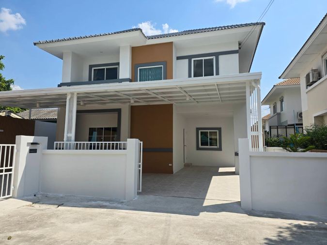 บ้านเดี่ยวหลังใหญ่ ทำเลหลังมุมใน รีโนเวทใหม่ หมู่บ้าน แลนซีโอ รามอินทรา-นวมินทร์ ถ.เลียบคลอง เขตคลองสามวา พร้อมอยู่ทั้งเฟอร์ฯ,แอร์