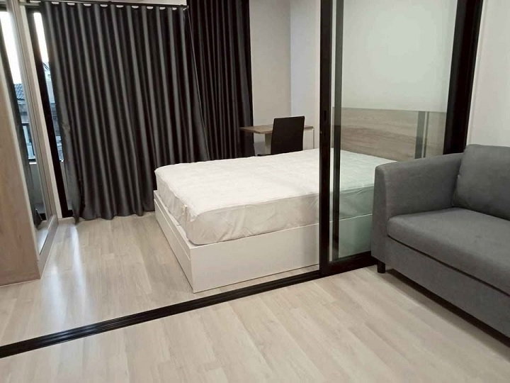 รูป ห้องใหม่ คอนโด พลัมคอนโด สะพานใหม่ สเตชั่น 1 นอน 25 ตรม ชั้น 6 เพียง 8,000 บาท - รูปที่ 2/6