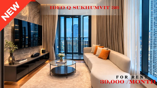 รูปภาพ 🍀🍀 Luxury Room 💖 For Rent 📍 IDEO Q Sukhumvit 36 🚆 Near Thong Lo BTS Station (Line: @rent2022) ✨Ready to move in🔖 PC: A10838