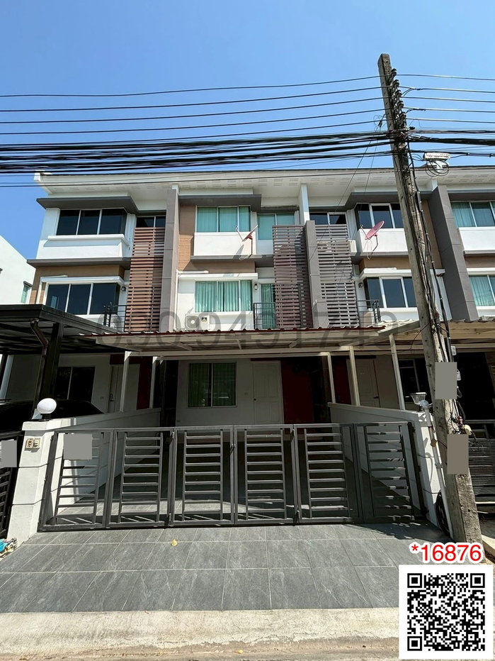 รูป เช่า ทาวน์โฮม ขนาด 3 ห้องนอน ทาวน์พลัส อ่อนนุช (ลาดกระบัง) บ้านรีโนเวทใหม่ สภาพดี - รูปที่ 1/15