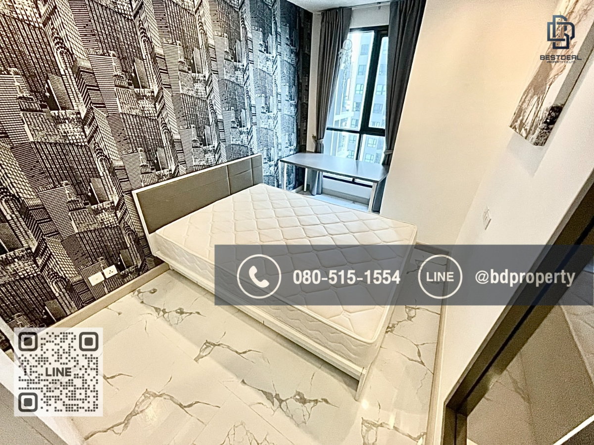 รูป Bestdeal ให้เช่า 1 ห้องนอน 31ตรม.ราคา 15,500/เดือนเท่านั้น เฟอร์นิเจอร์และเครื่องใช้ไฟฟ้าครบ“IDEO MOBI RAMA 9” ใกล้MRT และ เซ็นทรัลพระราม 9 - รูปที่ 6/9