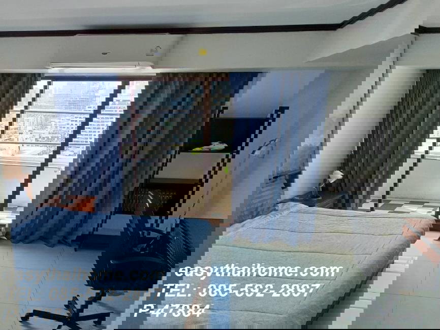 รูป P-47884 คอนโด 3 ห้องนอน วิวเมืองสวยใจกลางนานา! @ออมนิทาวเวอร์ สุขุมวิท นานา 40,000 บาท : เขตคลองเเตย | Line Id @easythaihome | 085-592-2897 - รูปที่ 2/16