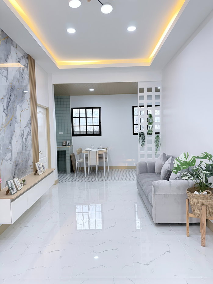 รูป บ้านแฝดชั้นเดียว ต้นโครงการ ทำเลดีมาก รีโนเวทใหม่ ม.นันทวัน 4 ซ.เลียบวารี53 แขวงโคกแฝด เขตหนองจอก  - รูปที่ 18/28