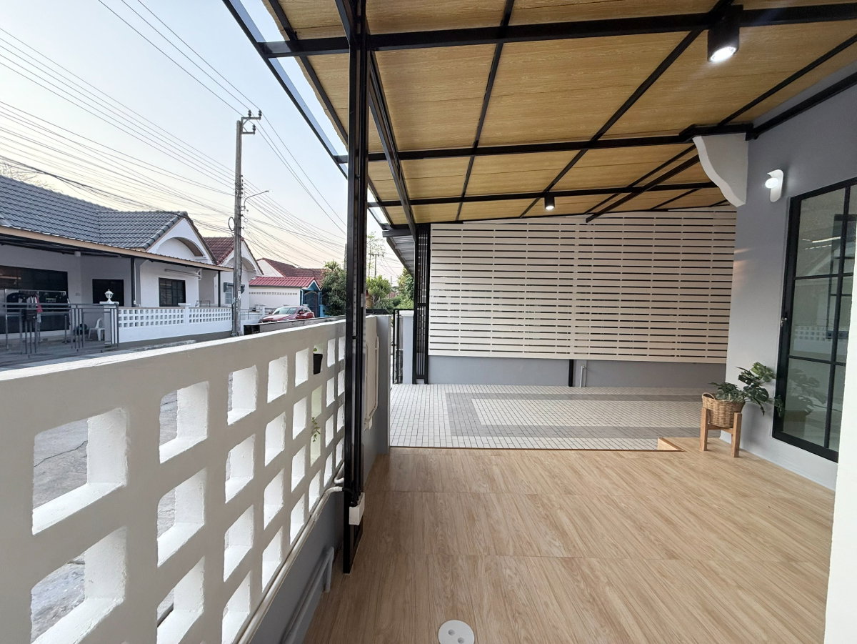 รูป บ้านแฝดชั้นเดียว ต้นโครงการ ทำเลดีมาก รีโนเวทใหม่ ม.นันทวัน 4 ซ.เลียบวารี53 แขวงโคกแฝด เขตหนองจอก  - รูปที่ 11/28