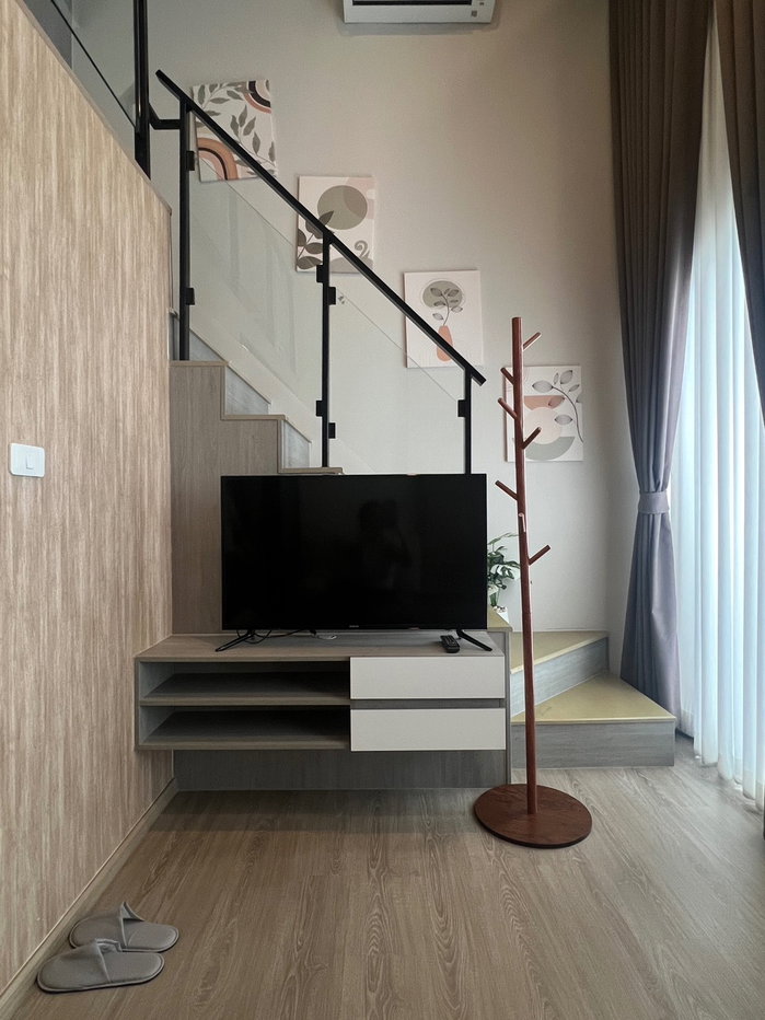 รูป ถูกสุดในโครงการ ‼️ ให้เช่า 🔥 Origin plug&play nonthaburi Duplex 2 ชั้น ห้องสวย เฟอร์ครบจัดเต็ม+มีเครื่องซักผ้า📍 พร้อมให้เข้าอยู่ - รูปที่ 2/13