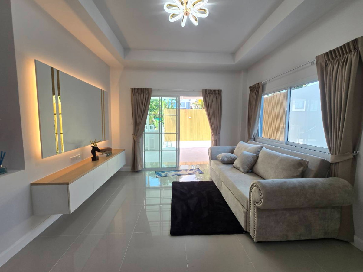 รูป บ้านเดี่ยวหลังใหญ่ ทำเลหลังมุมใน รีโนเวทใหม่ หมู่บ้าน แลนซีโอ รามอินทรา-นวมินทร์ ถ.เลียบคลอง เขตคลองสามวา พร้อมอยู่ทั้งเฟอร์ฯ,แอร์ - รูปที่ 17/41