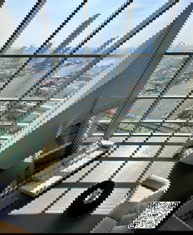 รูป KT0306📲LineID @556ryccg🌅Duplex 328ตรม 4ห้องนอน 1ห้องแม่บ้าน The River เจริญนคร ชั้นสูง วิวแม่น้ำเจ้าพระยา และ โรงแรมShangri-La - รูปที่ 2/13