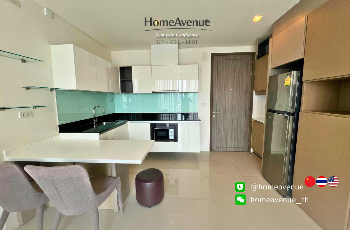 รูป Highlight✨ 1Bed 🚇 ใกล้MRT สุทธิสาร💥📲 Line: @homeavenue ⭐HA-2104 - รูปที่ 2/6