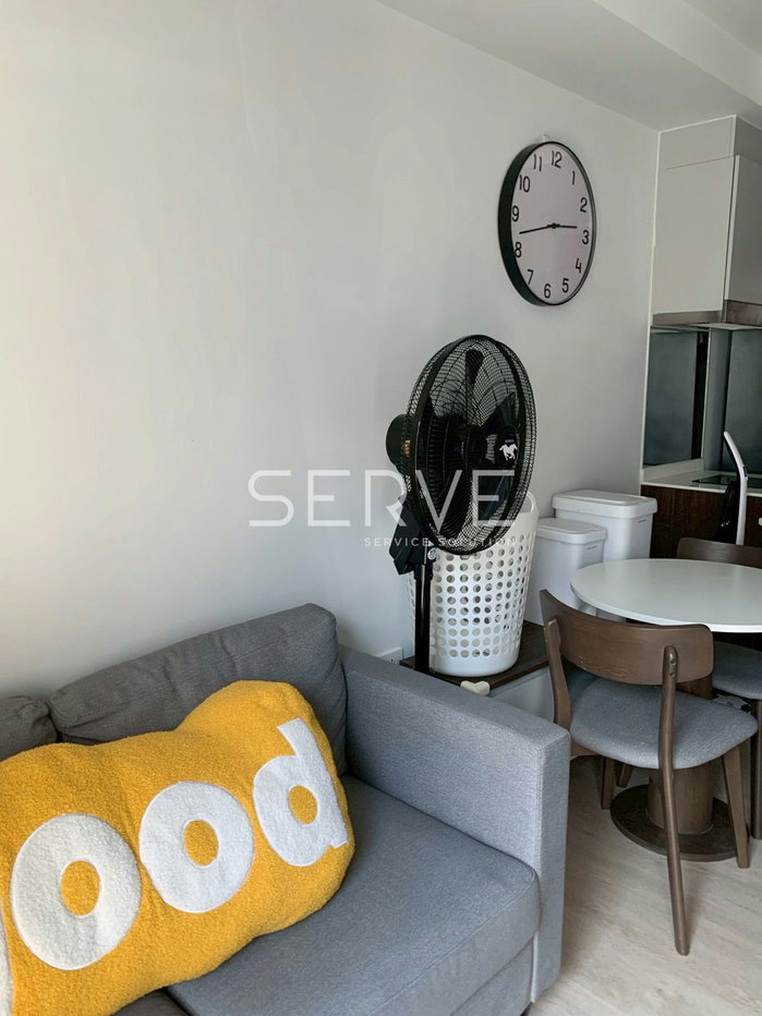 รูป 1 นอน ห้องสวย มีเครื่องซักผ้า คอนโดใหม่ ทำเลดี ใกล้ BTS คูคต 120 ม. ที่ Nue Cross Khu Khot Station / ให้เช่าคอนโด - รูปที่ 2/8