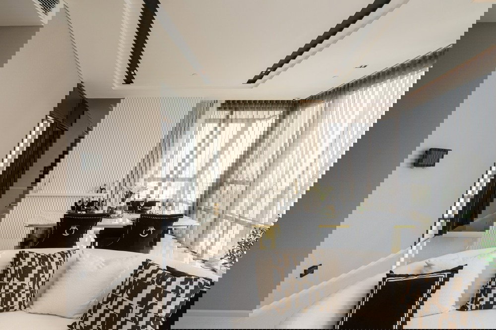 รูป เช่า ! ห้องมุม, ชั้นสูง 11+, ห้องหายาก, ส่วนกลางอลังการ ! Code C20250500030..The Bangkok Thonglor, 2 นอน, 2 น้ำ, แต่งครบ, สไตล์โมเดิร์น หรูหรา - รูปที่ 3/9