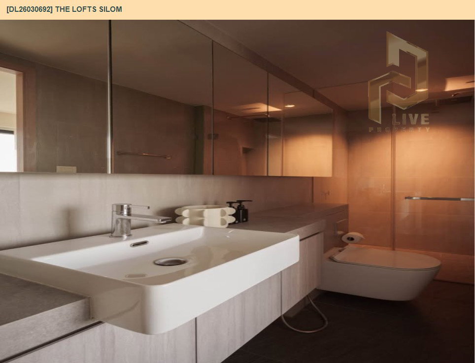 รูป DL26030692 ให้เช่าคอนโด เดอะ ลอฟท์ สีลม (The Lofts Silom) ใกล้ BTS สุรศักดิ์ พร้อมเข้าอยู่ โทรด่วน 0653619502 LineID @897iyzll - รูปที่ 17/18