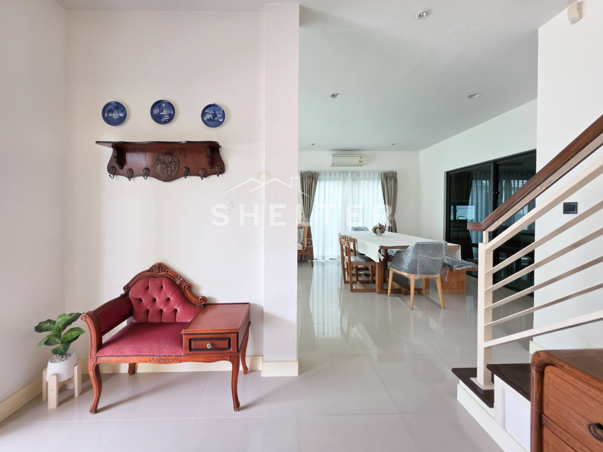 รูป บ้านเดี่ยว ให้เช่า พร้อมเข้าอยู่ทันที เฟอร์ครบ ใกล้โรงเรียนนานาชาติเวลลิงตัน 🏫 - รูปที่ 8/32