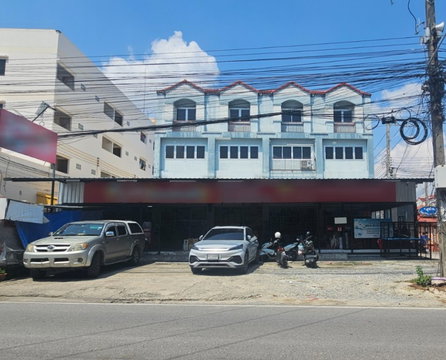 ขายอาคารพาณิชย์ 4 คูหา ซ.มัณฑนา เนื้อที่ 1 งาน 19.3 ตร.วา บางพลี สมุทรปราการ 