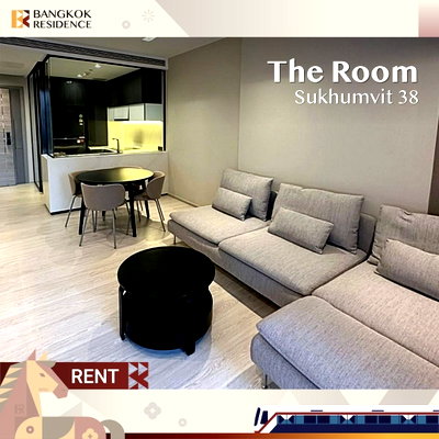 คอนโดให้เช่า :  The Room Sukhumvit 38 ห้องสวย เฟอร์ครบ เครื่องใช้ไฟฟ้าใหม่ 📺✨ ใกล้ BTS ทองหล่อ 