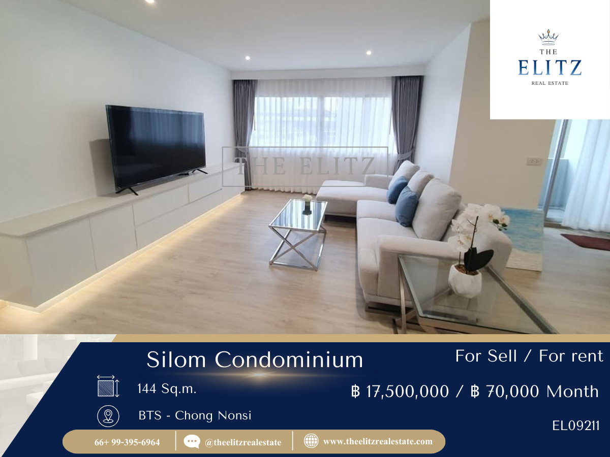 รูป ✨ ลงทุนกับสินทรัพย์ที่ไม่มีวันเสื่อมคลาย Silom Condominium ทำเลศาลาแดง-สีลม ปล่อยง่าย Yield ดี เป็นที่ต้องการตลอดกาล 😊 - รูปที่ 1/25