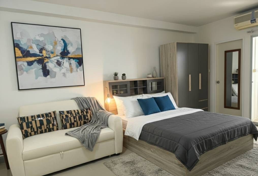 รูป Supalai City HOME รัชดา ซ 10 ห้อง 1 นอน 32 ตรม ชั้น 5 ห้องริม ห้องตกเเต่งใหม่ - รูปที่ 1/1