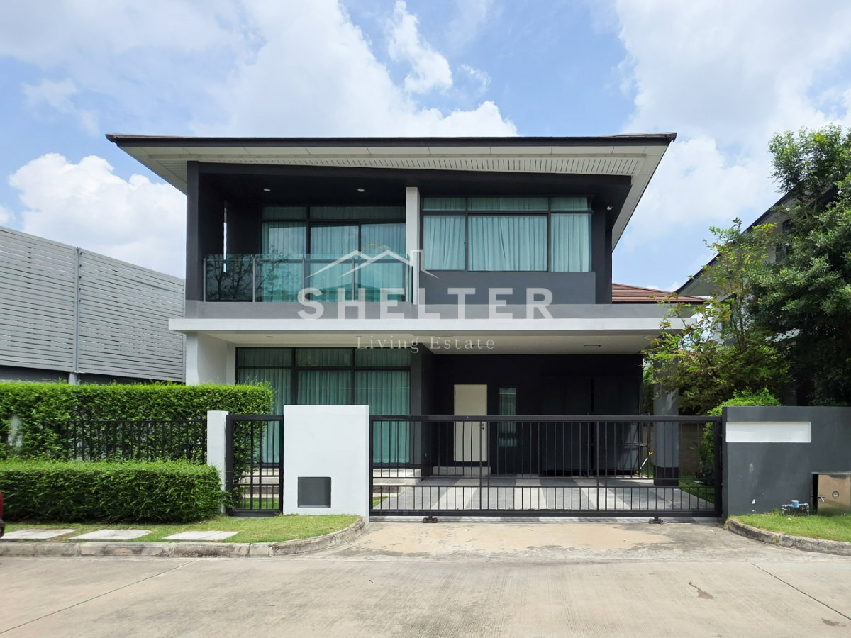 บ้านเดี่ยว ให้เช่า พร้อมเข้าอยู่ทันที เฟอร์ครบ ใกล้โรงเรียนนานาชาติเวลลิงตัน 🏫