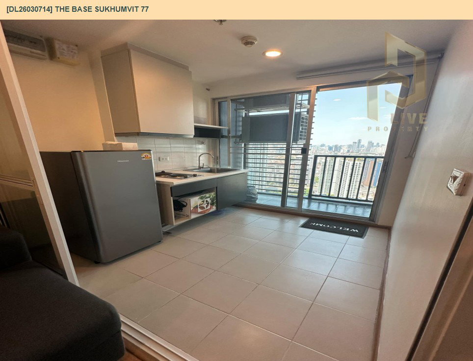รูป DL26030714 ให้เช่าคอนโด เดอะ เบส สุขุมวิท 77 (The Base Sukhumvit 77) ใกล้ BTS อ่อนนุช พร้อมเข้าอยู่ โทรด่วน 0653619502 LineID @897iyzll - รูปที่ 4/6