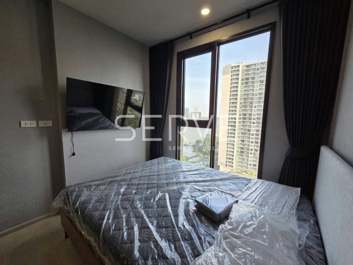 รูป 🔥2นอน ไซส์ใหญ่ ห้องใหม่แกะกล่อง ชั้นสูง วิวแม่น้ำ ไม่โดนบล็อก พร้อมอยู่ คอนโดใหม่ติดริมแม่น้ำ ทำเลดีๆ ใกล้พระราม 3 ,สาทร @ Nue Riverest Ratburana - รูปที่ 7/10