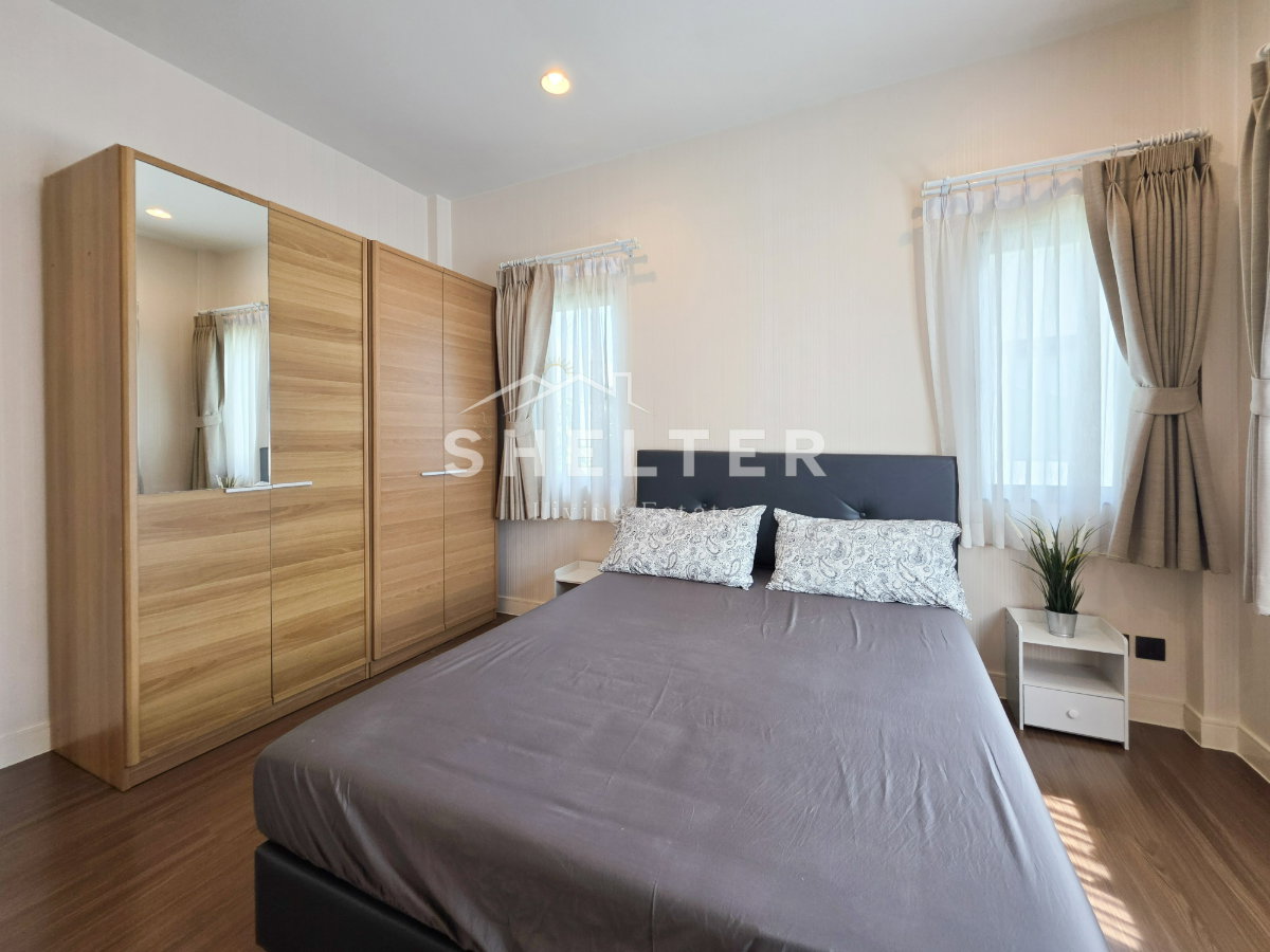 รูป บ้านเดี่ยว ให้เช่า พร้อมเข้าอยู่ทันที เฟอร์ครบ ใกล้โรงเรียนนานาชาติเวลลิงตัน 🏫 - รูปที่ 20/32