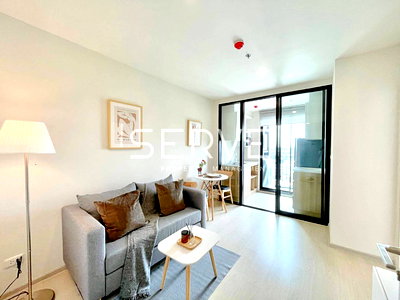 เช่าคอนโด เมืองทองธานี : 🔥10K- ห้องกว้าง 1นอน แต่งสวย ชั้นสูง วิวโล่ง เฟอร์จัดเต็ม พร้อมอยู่ คอนโดทำเลดีมาก เดินเพียง 20 ก้าว ถึง MRT ศรีรัช @  Nue Noble Chaengwattana