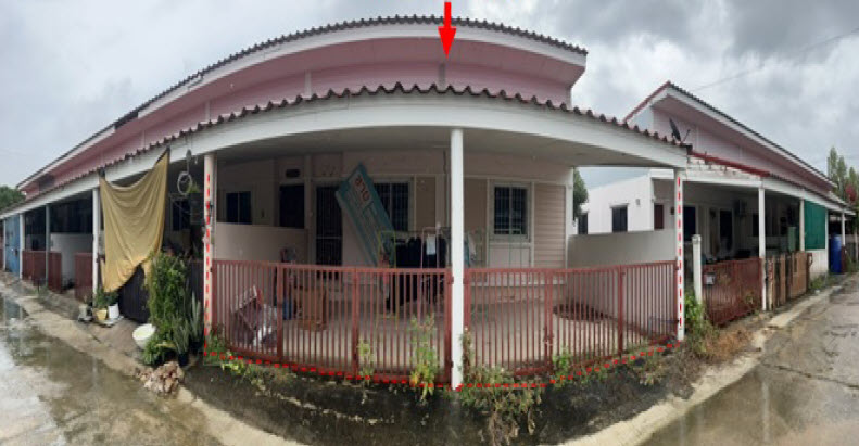 รูป ทาวน์เฮ้าส์ เนื้อที่ทั้งหมด 134.8 ตารางเมตร 59/25 หมู่ที่ 7 ม.ชัยชนะ 2 ตำบลสามพระยา อำเภอชะอำ เพชรบุรี ราคา 715,000 บาท - รูปที่ 1/7