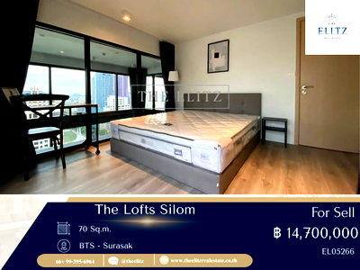 ขายคอนโด : ✨ ที่สุดของความมีสไตล์ The Lofts Silom คอนโด Rare Item ใจกลางเมือง วิวสวย สเปคดีเกินราคา 💲