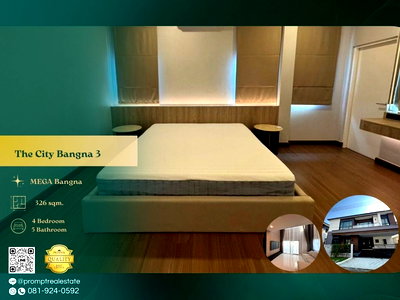 Houses for rent Mega Bangna : AB05969 - The City Bangna 3 : MegaBangna 
