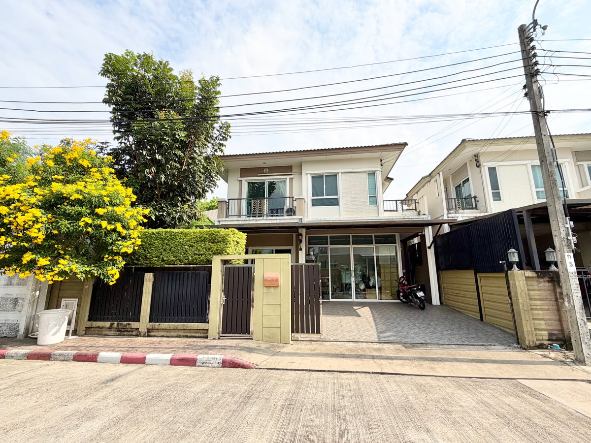 รูป ขายบ้าน Passorn Prestige ภัสสร เพรสทีจ พัฒนาการ 38 หลังมุม โซนส่วนตัว โครงการเงียบสงบ ทำเลศักยภาพ เดินทางสะดวก  เข้าออกได้ทั้งพัฒนาการ และอ่อนนุช - รูปที่ 1/34