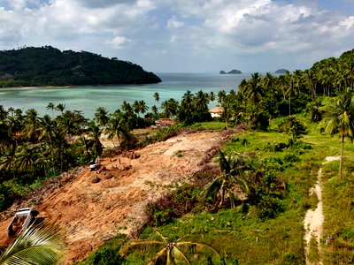 ที่ดิน เกาะสมุย สุราษฎร์ธานี : ขายที่ดินเกาะสมุย 2 ไร่ ตลิ่งงาม ใกล้ทะเล แบ่งขาย เหมาะสร้างวิลล่าและรีสอร์ต