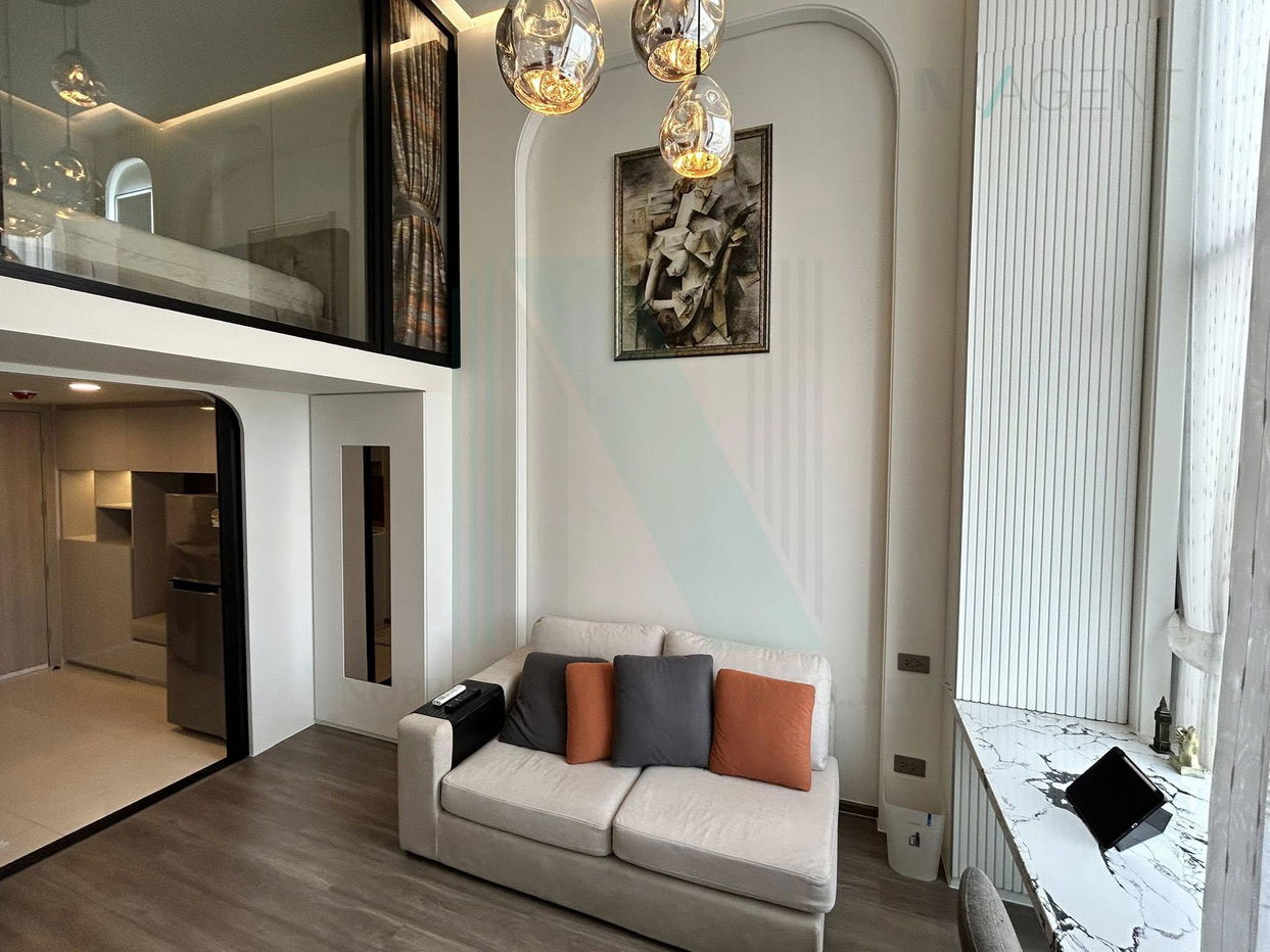 รูป 🚩 ให้เช่าคอนโด โซ ออริจิ้น เกษตร อินเตอร์เชนจ์ อาคาร 1 ชั้น 21 Duplex ขนาด 34 ตรม ใกล้ BTS ม.เกษตร - รูปที่ 2/8