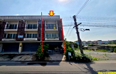 อาคารพาณิชย์ สมุทรสาคร : อาคารพาณิชย์ เนื้อที่ทั้งหมด 117.6 ตารางเมตร - ตำบลตลาดกระทุ่มแบน อำเภอกระทุ่มแบน สมุทรสาคร ราคา 3,010,000 บาท