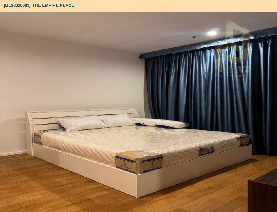 รูป DL26030699 ให้เช่าคอนโด ดิ เอ็มไพร์ เพลซ (The Empire Place) ใกล้ BTS ช่องนนทรี พร้อมเข้าอยู่ โทรด่วน 0656259498 LineID @257sxzzu - รูปที่ 2/13