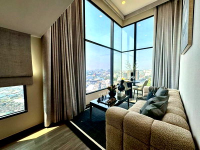 คอนโดให้เช่า : ให้ เช่าคอนโด So​ Origin​ Kaset​ Interchange​ Duplex​ 49 ตรม​ 2​ นอน​ 1​ น้ำ​ Fully​ Furnished​ ใกล้​รถไฟฟ้า​สถานีเสนา รัชโยธิน​