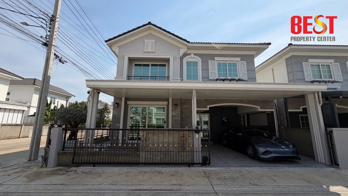 รูป ขาดทุนเป็นล้าน! ขายบ้านหลังมุม โครงการ โกลเด้นนีโอ 2 รามอินทรา-วงแหวน แต่งสวย สภาพนางฟ้า หิ้วกระเป๋าเข้าอยู่ได้เลย - รูปที่ 3/24