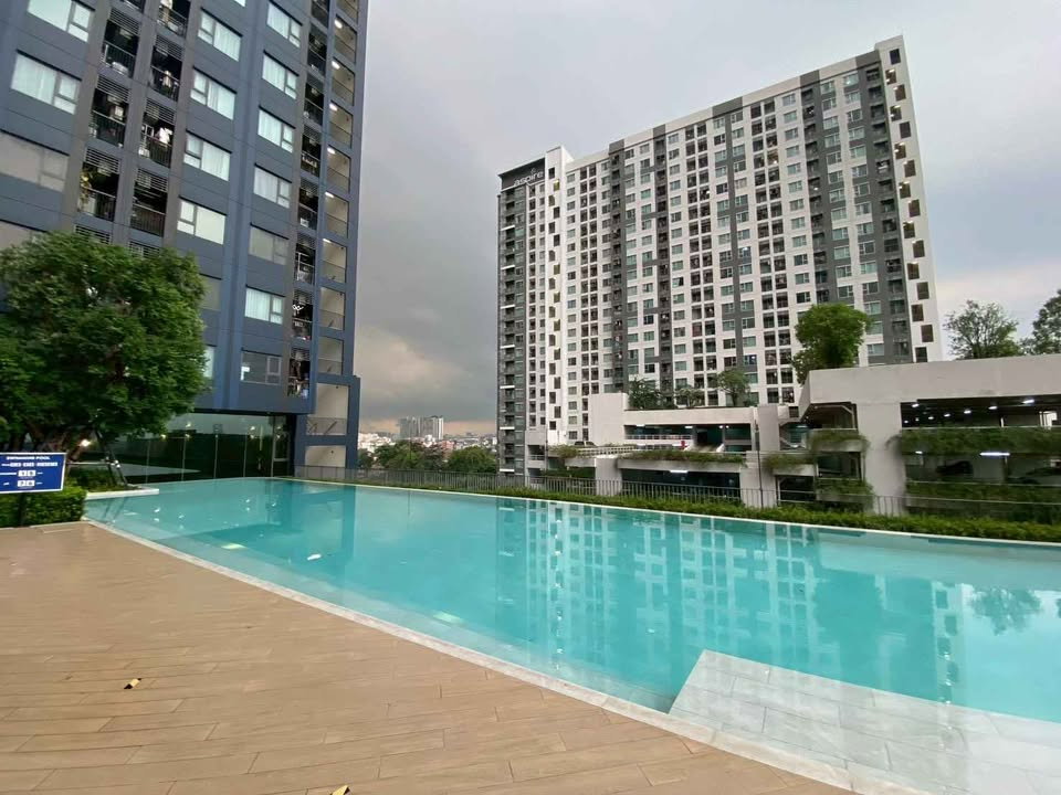 รูป K-020💢เช่า 15,000 🌵🌈 Aspire รัตนาธิเบศร์ เวสต์ตัน🌵🌈  ด่วน! แรร์ไอเทม 2 ห้องนอน ชั้นสูง ติด MRT 2 สถานี แวดล้อมด้วยห้างดัง! - รูปที่ 10/14