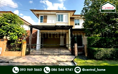 บ้านเดี่ยว โรงเรียนนานาชาติสิงคโปร์นนทบุรี (เอสไอเอสบี วิทยาเขตนนทบุรี) : บ้านเดี่ยว ฮาบิเทีย ราชพฤกษ์ หลังริม ต่อเติมแล้ว ราคาถูกสุดในโครงการ