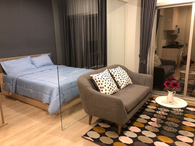 ให้เช่าคอนโดใกล้ MRT พระราม9, ศูนวัมนธรรม : Noble Revolve Ratchada 1 ตกแต่งสวยพร้อมอยู่ ใกล้รัชดา