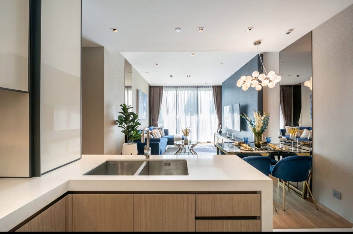 รูป คอนโด BEATNIQ Sukhumvit ขนาด 80.26 ตร.ม. ตั้งอยู่ห่างจาก BTS ทองหล่อเพียง 250 เมตร ห้องอยู่ ชั้น 24 ทิศใต้ วิวโล่ง - รูปที่ 10/12