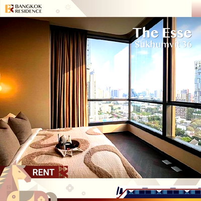 คอนโดให้เช่า :  The Esse Sukhumvit 36 🌃 A Signature of Modern Luxury 💎 ติด BTS ทองหล่อ 