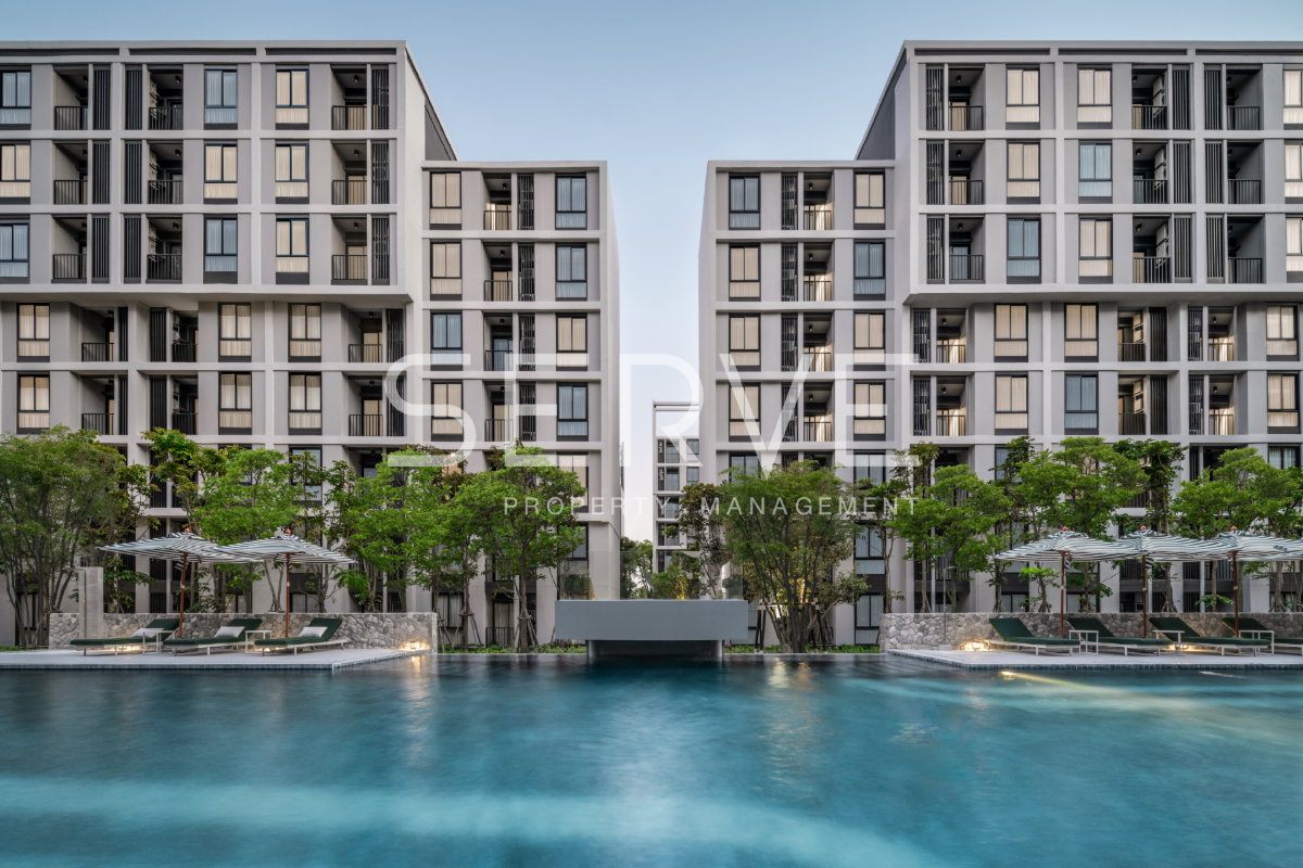 รูป 1 นอน 30.55 ตร.ม. เฟอร์ฯ ครบ คอนโดใหม่ ทำเลดี ใกล้ BTS คูคต 120 ม. ที่ Nue Cross Khu Khot Station  / ให้เช่าคอนโด - รูปที่ 2/5