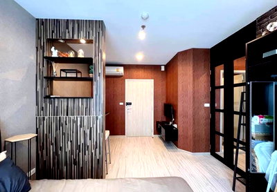เช่าคอนโด BTS แบริ่ง : ให้เช่าห้องคอนโด ครัวปิด studio ที่ Ideo Mobi Sukhumvit Eastgate ใกล้Btsบางนา