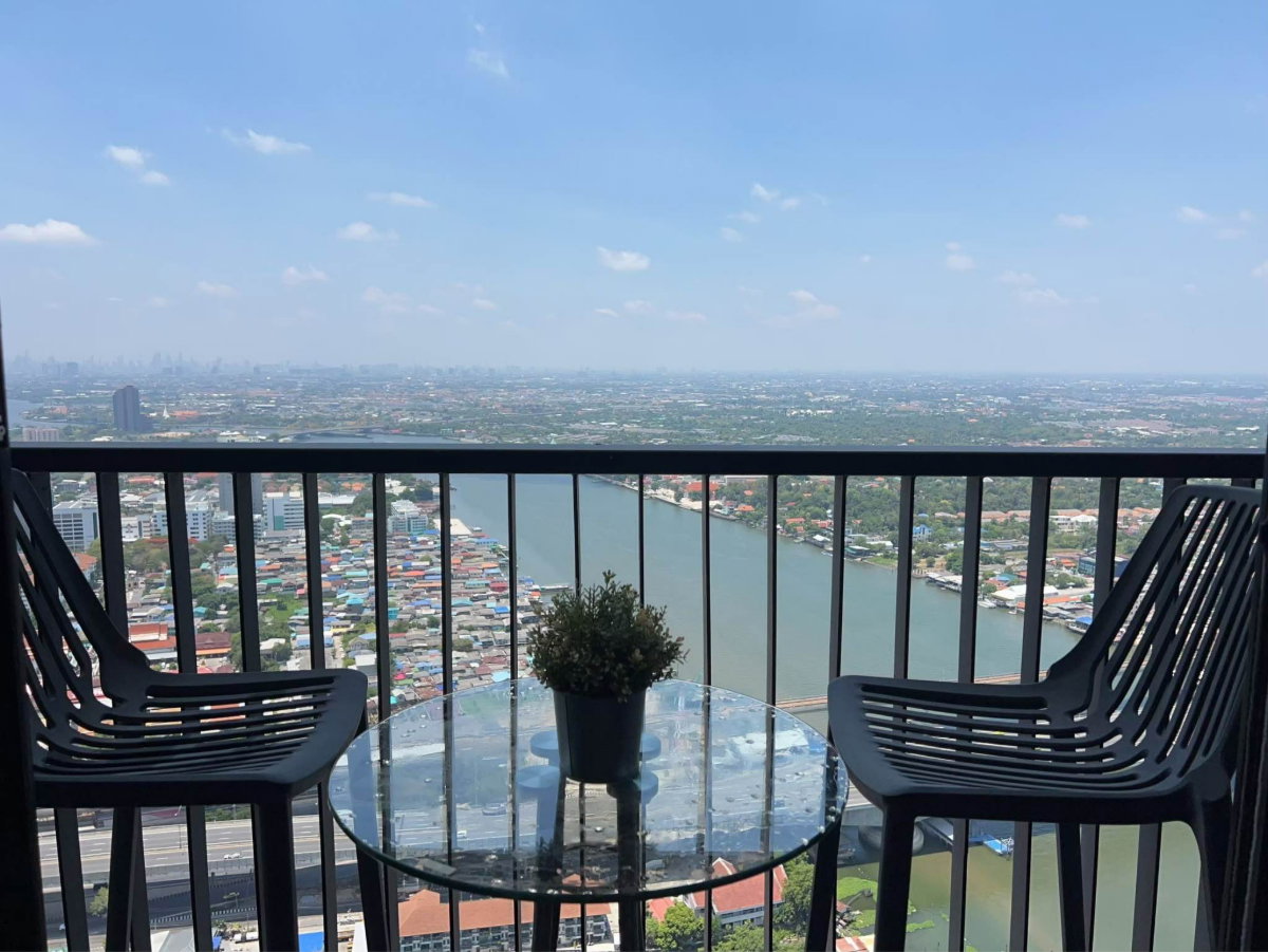 รูป K-024💢เช่า15,000🌵🌈The Politan Rive สนามบินน้ำ🌵🌈บิ้วอินทั้งห้อง✨ วิวห้องเป็นทั้งแม่น้ำและซิตี้ พร้อมส่วนกลางLuxuryครบวงจรระดับโรงแรมห้าดาว 💯 - รูปที่ 6/34