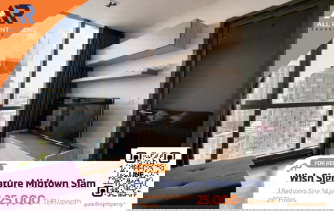 ให้เช่า 🔥 Wish Signature Midtown Siam | ห้องสวย วิวเปิดโล่ง | ใกล้ BTS ราชเทวี และ Siam เดินไปเรียน/ช้อปปิ้งได้เลย พร้อมลิฟต์ส่วนตัวถึงหน้าห้อง