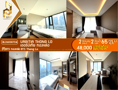 Condos for rent : DL26030724 Condo for rent, Urbitia Thong Lo near BTS Thong Lo, ready to move in, call urgently 0614453194 LineID @162cjixi