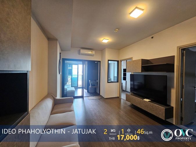 Rent- 2 Bedroom Condo @Ideo Phaholyothin Chatuchak